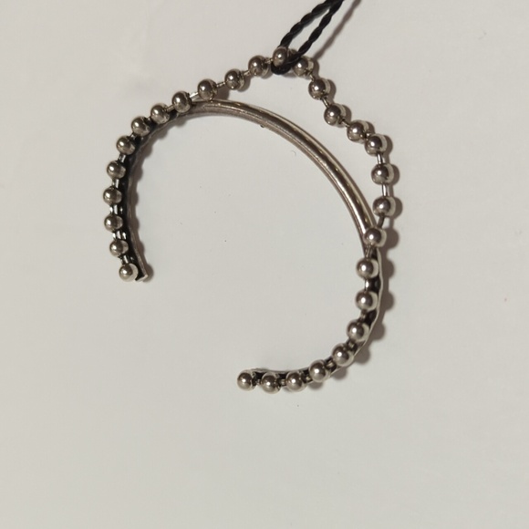 NEW Marc Jacobs Silver Beaded Cuff Bracelet - Picture 4 of 8